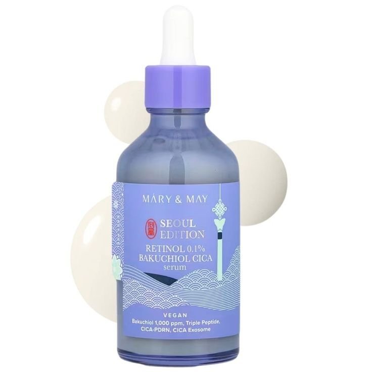 Mary&May - Retinol 0.1% Bakuchiol Cica Serum Seoul Edition 80ml