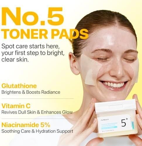 numbuzin - No.5+ Glutathione Vitamin-Niacinamide Concentrated pad - Image 2