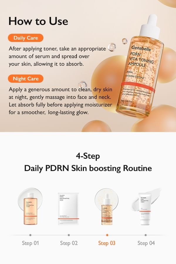Genabelle - PDRN Vita Toning Ampoule 30ml - Image 5