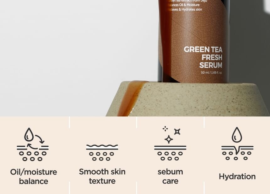 Isntree - Green Tea Fresh Serum 50ml
- Image 4