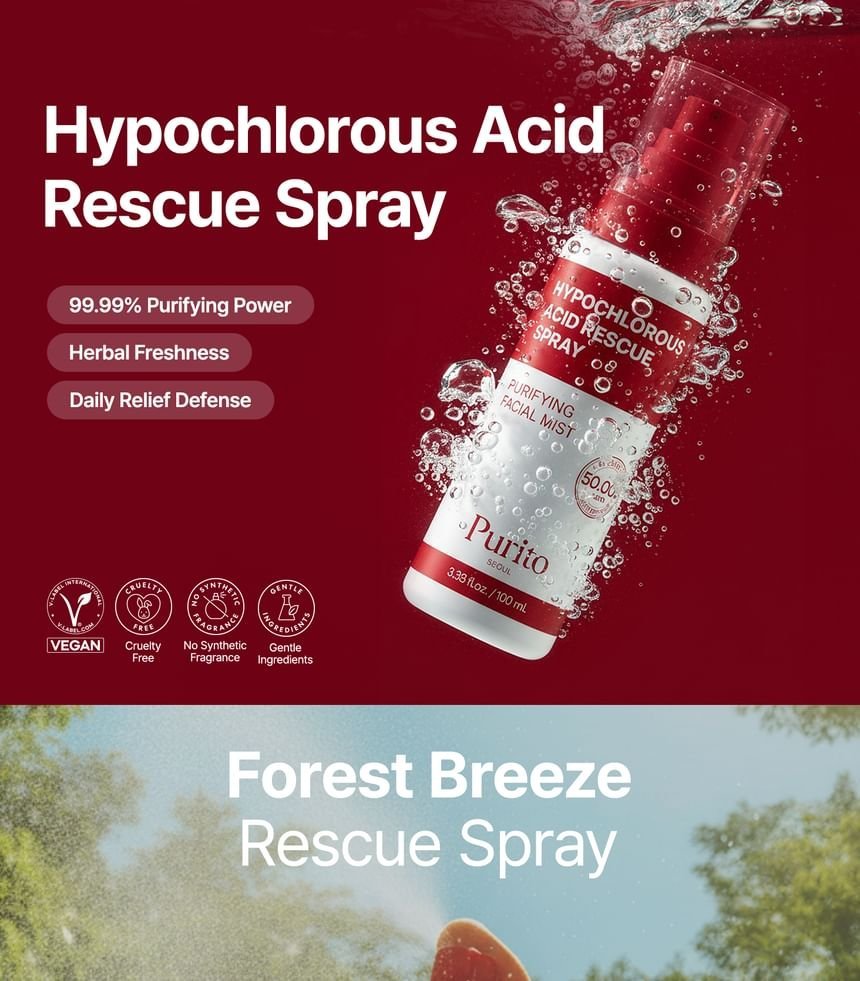 Purito SEOUL - Hypochlorous Acid Rescue Spray 100ml - Image 2