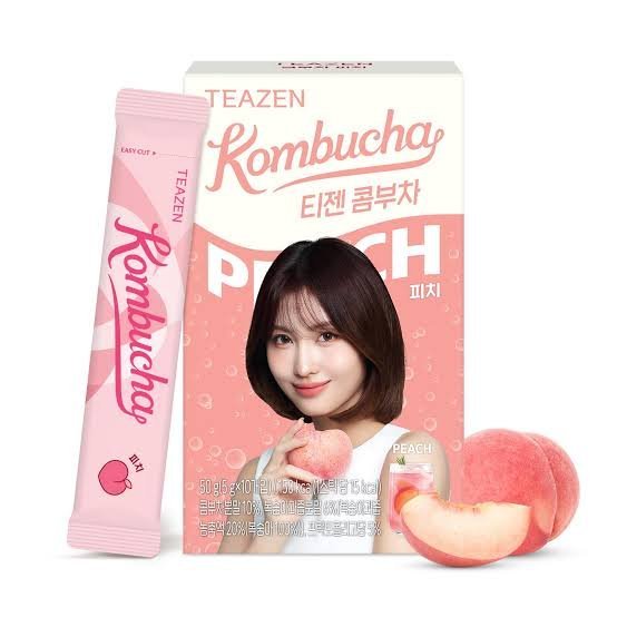 TEAZEN KOMBUCHA PEACH 5g [ 1 piece]